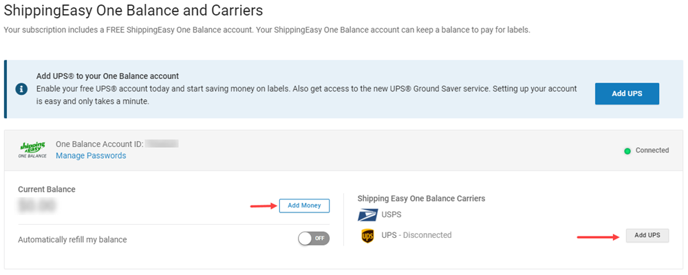 Bank and Wallet Options