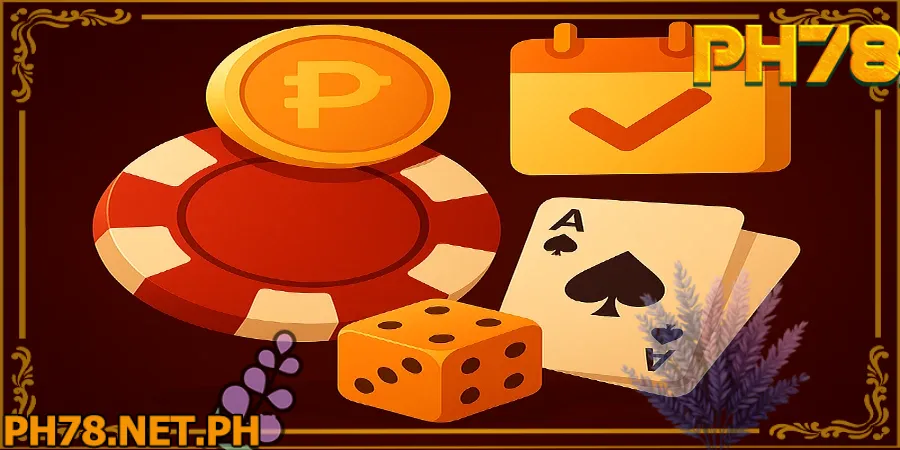 Enjoy tailored daily rewards at PH78, whether you play slots, table games, or mix it up.