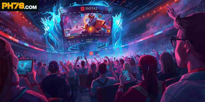 dota 2 betting site during a professional esports tournament