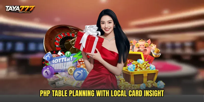 PHP table planning with local card insight
